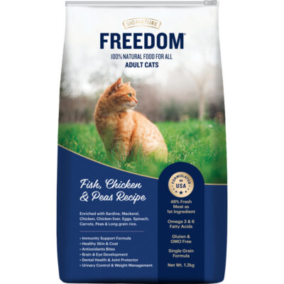 Signature Freedom Chicken, Ocean Fish and Rice Adult Cat Dry Food