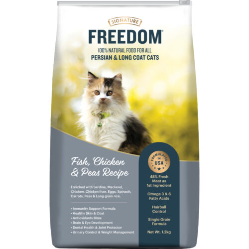 Signature Freedom Chicken, Ocean Fish and Rice Persian and Long Coat Cat Dry Food