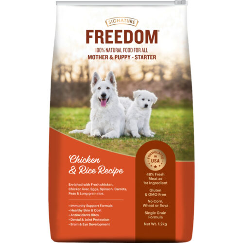 Signature Freedom Chicken and Rice Mother and Puppy Starter Dog Dry Food
