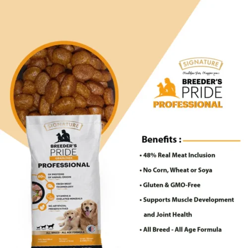 Signature Grain Free Professional Breeder's Pride All Breeds Dog Dry Food