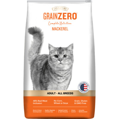 Signature Grain Zero Mackerel Adult Cat Dry Food
