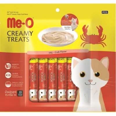 Me-O Creamy Crab Cat Treats Multiple Packs