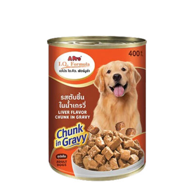 SmartHeart Apro I.Q Canned Liver Flavour Chunk in Gravy Adult Dog Wet Food