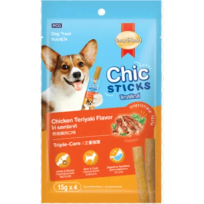 SmartHeart Chic Sticks Chicken Teriyaki Flavor Treats