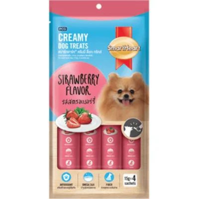 SmartHeart Chicken & Strawberry Dog Creamy Treats