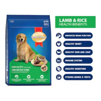 SmartHeart Lamb & Rice Adult Dog Dry Food Health Benefits