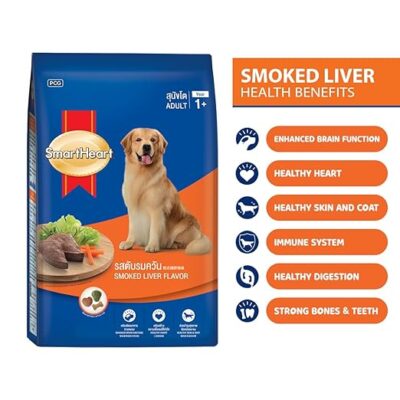 SmartHeart Smoked Liver Adult Dog Dry Food Health Benefits