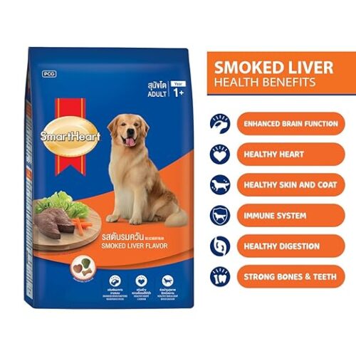 SmartHeart Smoked Liver Adult Dog Dry Food